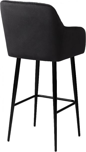 Барное поворотное кресло Барли К, черный H75/черный - Вид 5