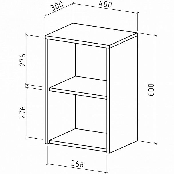 Тумбочка навесная Мария-5 - Вид 2