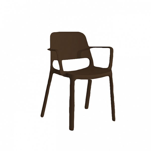 Стул Nuke B brown, стопируемый - Вид 1