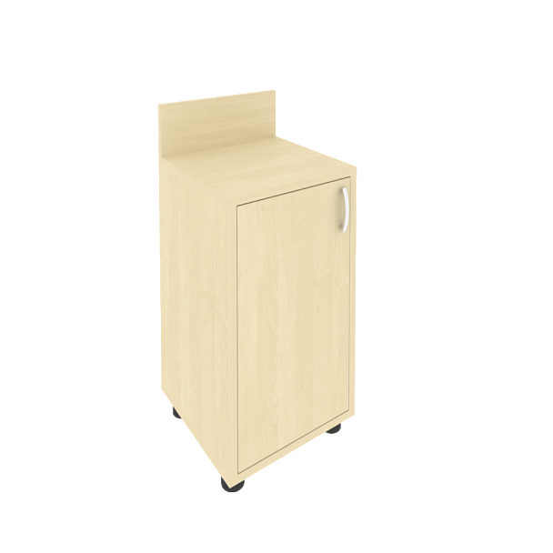 Light Тумба (узкая) с полкой и бортиком С-ТУ-40 (L) Клён 400*400*750 - Вид 1