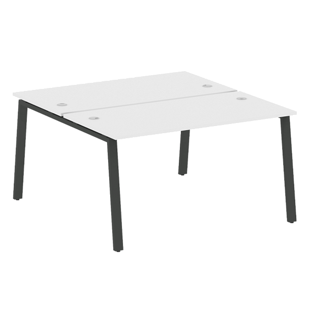 Metal System Р. ст. на А-образном м/к БА.РАС-СП-2.3 Белый/Антрацит металл 1400*1475*750 - Вид 1