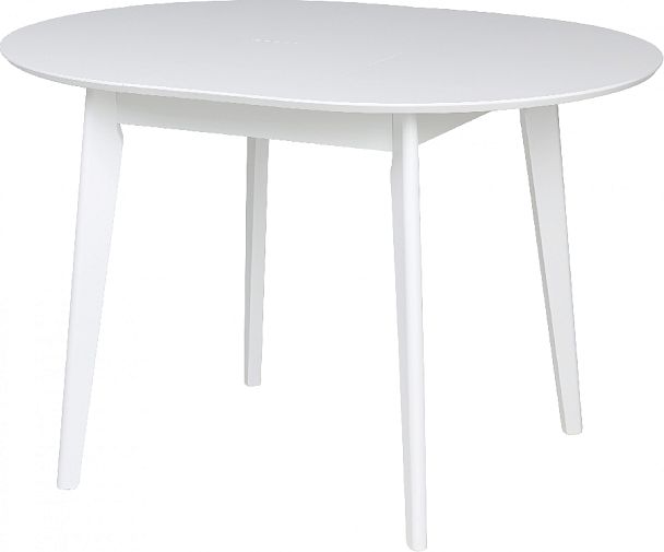 Стол деревянный круглый раскладной Норден D90 Белый - Вид 7