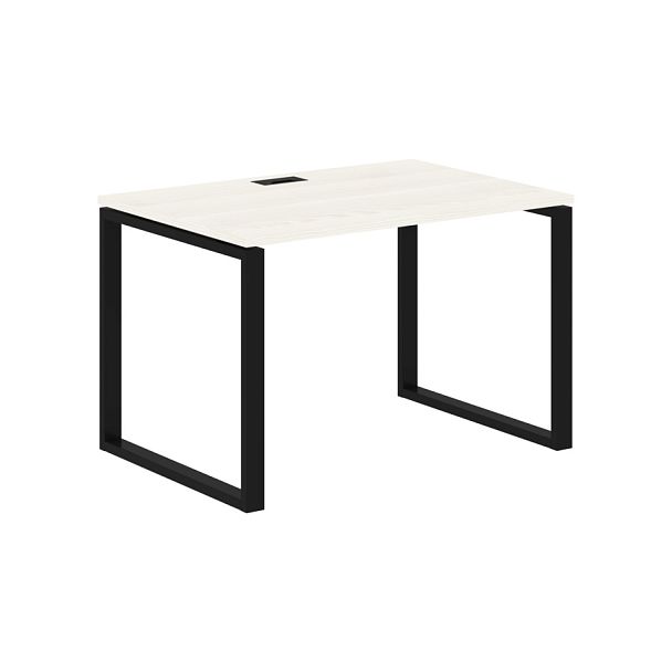 Стол прямой EQST 1180 Ясень Траун/Черный 1160х800х750 EDIS - Вид 1