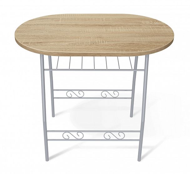 Стол Sheffilton SHT-T10 дуб сонома/ал.металлик - Вид 3