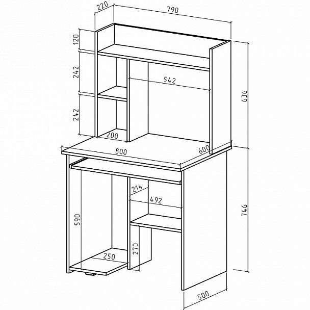 Стол компьютерный Имидж-7 - Вид 2