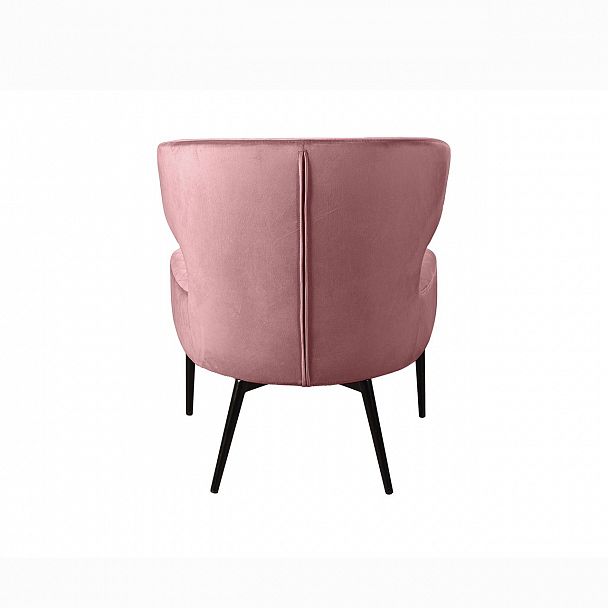 Кресло Richard ромб, бархат пудровый 15 - Вид 6