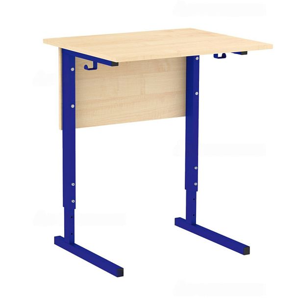 Стол ученический 111РВ, регулируемый, 1-местный на прямоугольной трубе (м/к Красный, Синий, Зеленый), гр.2-4 - Вид 1