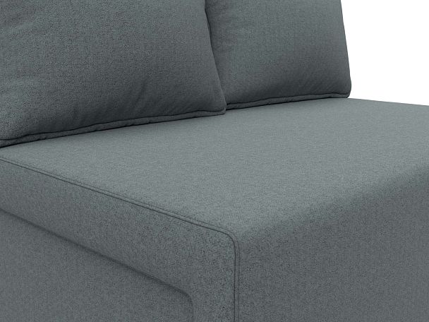 Диван прямой Лагуна Рогожка серый - Вид 4