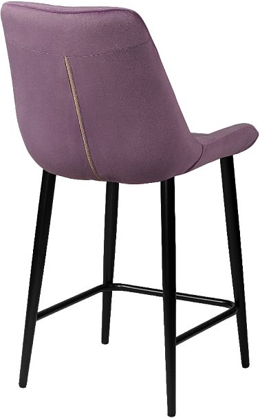 Комплект полубарных поворотных стульев Эйден, Confetti lilac/черный, 2 шт. - Вид 5