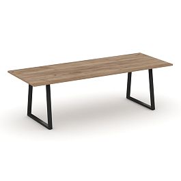 Style Project Direct Direct Стол переговорный SN-6T1.SPRG-258.3 Дуб Табак/Металл Черный 2580*980*750 - Фото предпросмотра