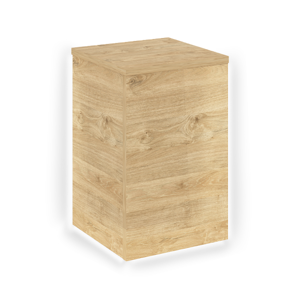 Накладка угловая высокая внешняя с подсветкой "Onix" О.R-NU.V.VNE.S тиквуд светлый - Вид 1