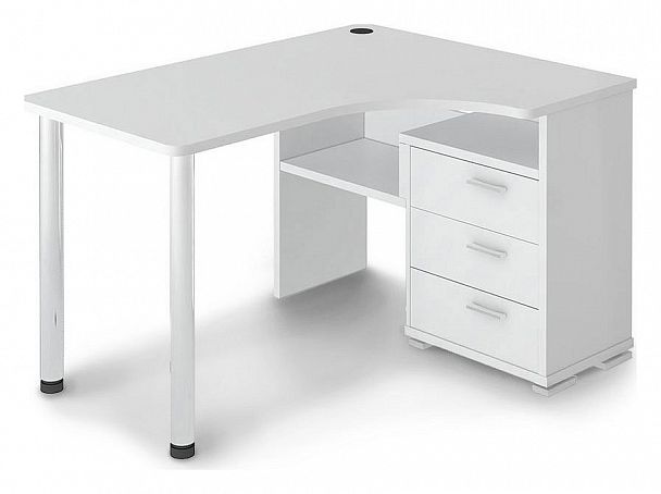 Стол письменный Домино СР-132С Белый правый - Вид 1