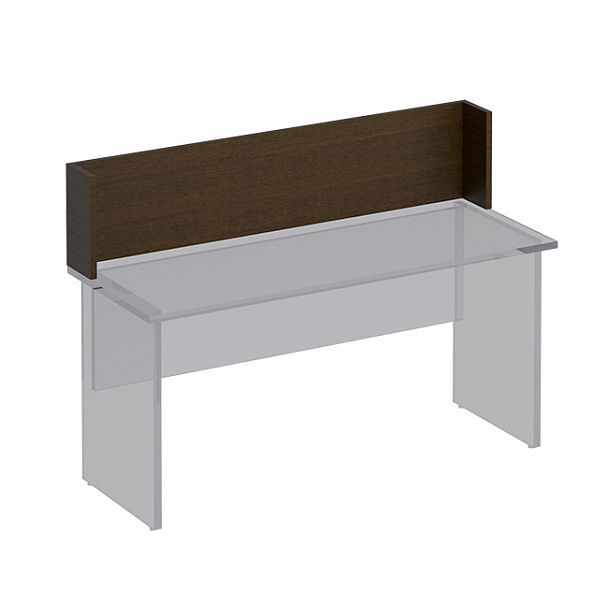 Настольная перегородка "Формула" ФР 421 венге темный - Вид 1