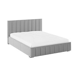 Корпус Нега интерьерной кровати (1,6м) светло-серый - Фото предпросмотра
