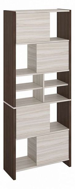 Стеллаж комбинированный Домино Lite СТЛ-ЗВХ Карамель/Шамони - Вид 1