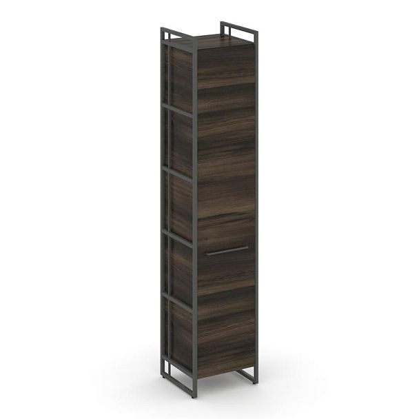 Rift Шкаф 5 ниш узкий RF.SU-51 (L) Дуб Мали/Металл Антрацит 420*396*2010 - Вид 1