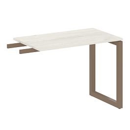 Metal System Quattro Приставной элемент на О-образном м/к 50БО.ПР-3 Дуб наварра/Мокко металл 1000*600*750 - Фото предпросмотра