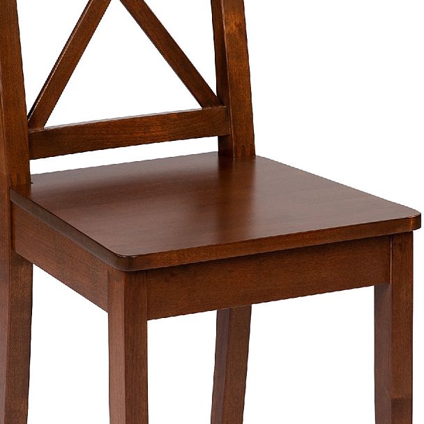 Комплект деревянных стульев с жестким сиденьем Бергольф Темный орех, 4 шт. - Вид 11