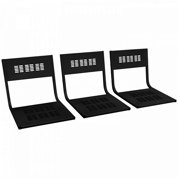 Сиденья для кресла "М-стайл", КОМПЛЕКТ 3шт., цвет черный - Вид 1