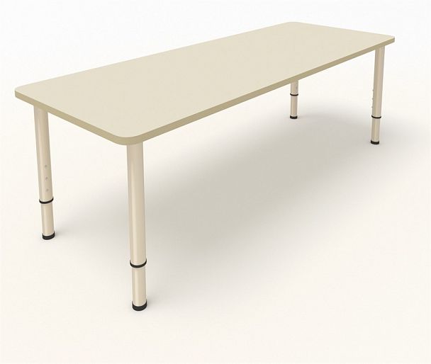 Детский стол 2-х местный (1100х550), бежевый, гр.0-3 - Вид 1