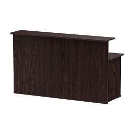 Стойка ресепшн прямая СР-180/60 венге - Фото предпросмотра