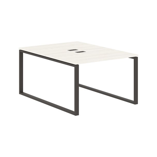 Стол 2-х местный EQWST 1116 Ясень Траун/Мокко 1160х1606х750 EDIS - Вид 1