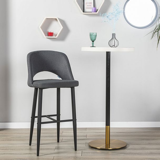 Стул Бар.Lars тёмно-серый/черный - Вид 6