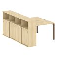/catalog/kategorii/stoly/rabochie-stantsii-i-bench-sistemy/metal-system-quattro-r-st-s-shkafom-kupe-na-p-obraznom-m-k-50bp-rs-sshk-4-2-t-akatsiya-mokko-metall-/ - фотография