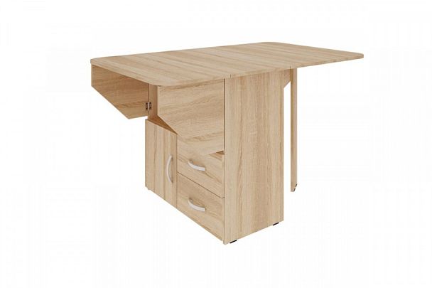 Стол-тумба раскладной KM-0003.1544 дуб сонома - Вид 1