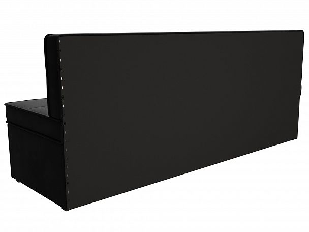 Кухонный диван Техас (полностью микровельвет черный) - Вид 7