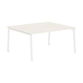 Стол 2-х местный ELWST 1513 Ясень Траун/Белый 1560х1346х750 EDIS - Фото предпросмотра