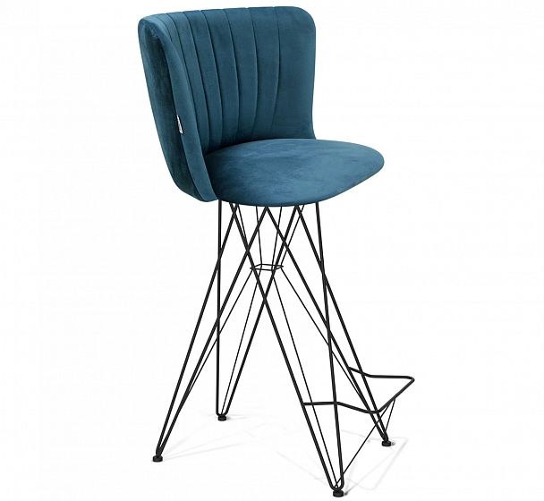 Стул барный Sheffilton SHT-ST36-1/S66 тихий океан/черный муар - Вид 2