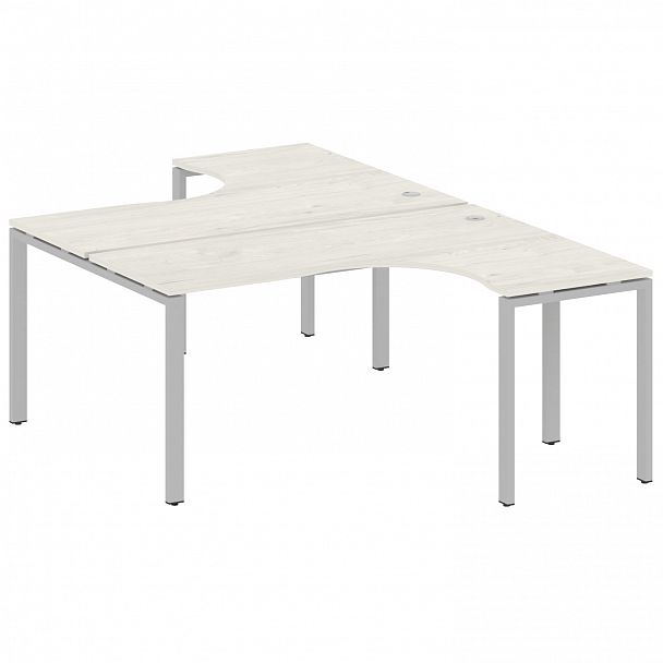 Рабочая станция "Metal System" БП.РАС-СА-2.4 дуб наварра/серый - Вид 1