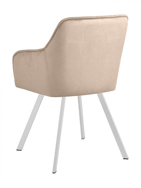 Комплект кресел поворотных Мони, Confetti cream/белый, 2 шт. - Вид 6