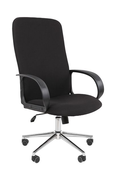 Офисное кресло Chairman 278 Россия ткань T08 черный хром - Вид 1