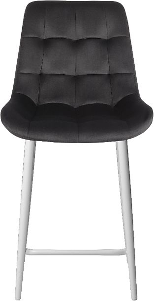 Комплект полубарных стульев Эйден, черный H-75/белый, 4 шт. - Вид 2