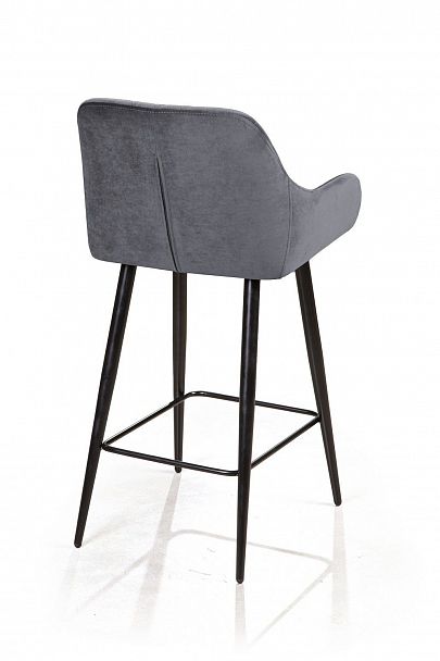 Стул полубарный Robert, бархат серый 27 - Вид 5