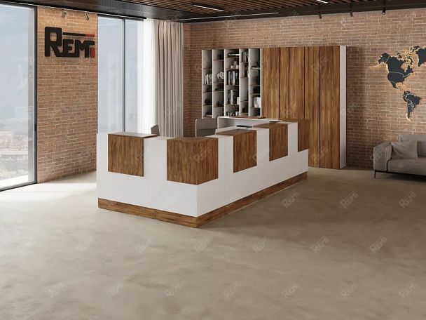 RTD088-320-ME ТАНДЕМ / TANDEM Стойка ресепшн 3-320 3200х700х1200 Таксония медовая - Вид 5