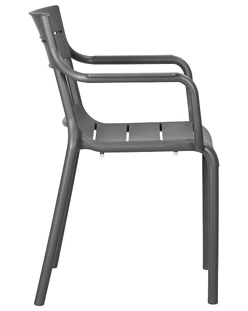 Стул обеденный DOBRIN TIM ARM (темно-серый (GR-04)) - Вид 3