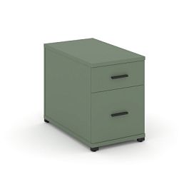 Concept Тумба опорная/приставная 1 ящ.+1 распаш. фасад CN.TGO-004 B Кобо/Металл Черный 420*720*583 - Фото предпросмотра