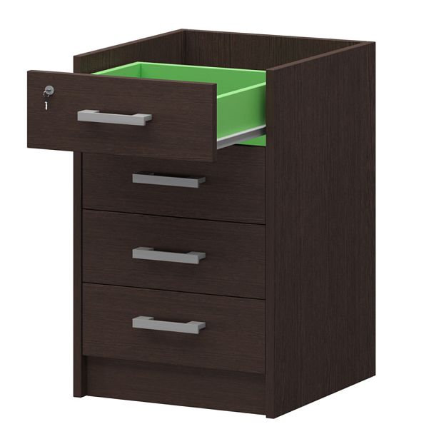 Корпус тумбы приставной АТ-05 Дуб венге 440x450x740 Арго - Вид 1