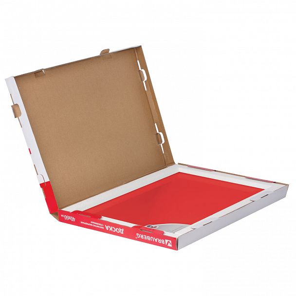 Доска магнитно-маркерная стеклянная 40х60 см, 3 магнита, КРАСНАЯ, BRAUBERG, 236746 - Вид 9