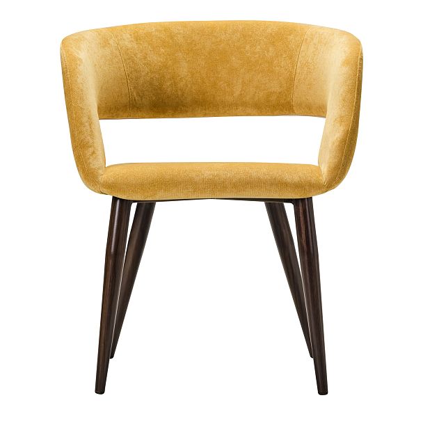 Кресло Hugs желтый/т.орех - Вид 3