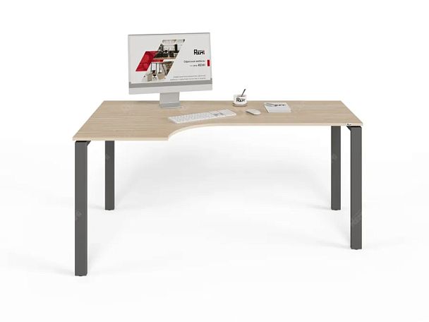 ЛАЙТ / LIGHT RLG016-14x9L Угловой стол 160x90x75 Дуб Сонома - Вид 3