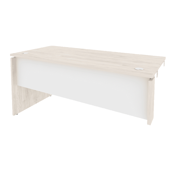 Onix Стол-приставка левый к опорным элементам O.SPR-4.7 (L) Денвер светлый/Белый бриллиант 1580*720*750 - Вид 1