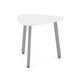 Стайл Проджект Стол переговорный SN-6.SPRG-70.3 Белый/Металл Серый 900*900*750 - Фото предпросмотра