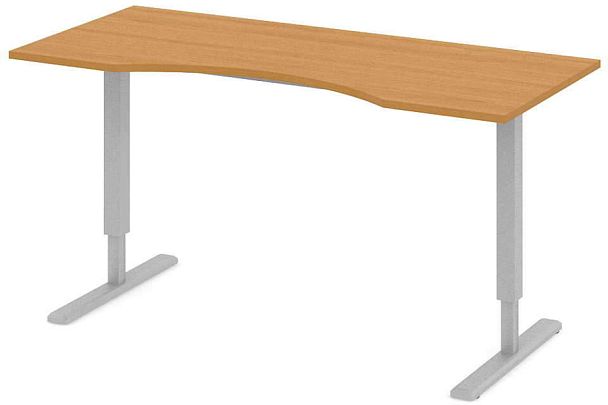 Стол офисный рабочий С-ТРС58 "Трансформер"  ПК-ТРС-СТЭ180Х80/ЭР-В1-24 ольха - Вид 1