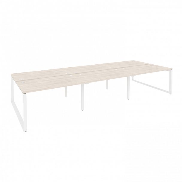 Рабочая станция "Onix" O.MO-D.RS-6.3.8 денвер светлый/белый - Вид 1