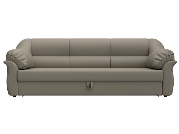 Диван прямой Карнелла Экокожа бежевый - Вид 2