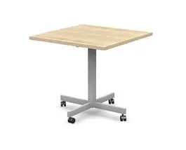 EUROPE/ЕВРОПА RE031-80х80 Мобильный стол 800x800x750 Акация светлый - Фото предпросмотра